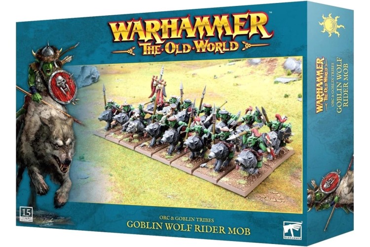 Warhammer The Old World Goblin Wolf Rider Mob