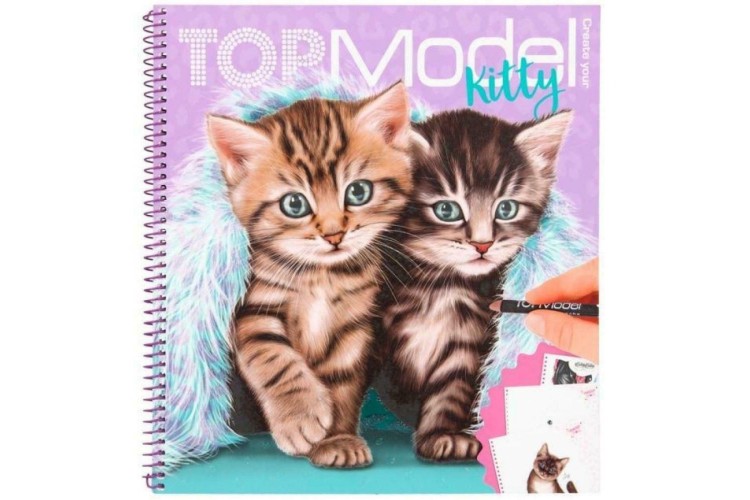 Create Your TOPModel Kitty Colouring