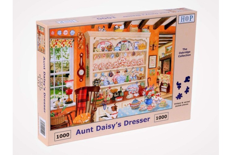 House of Puzzles Aunt Daisys Dresser 1000 pieces jigsaw puzzle