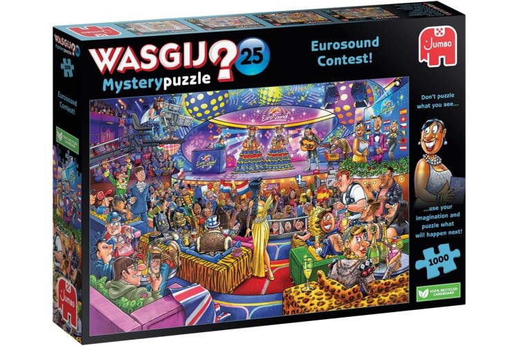 Jumbo Wasgij Mystery 25 Euro Sound Contest 1000pc Puzzle