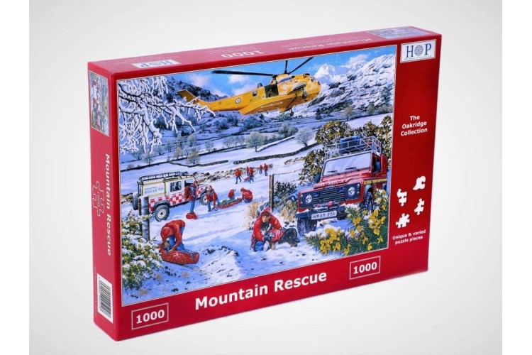 House of Puzzles Mountain Rescue 1000 pieces jigsaw puzzle